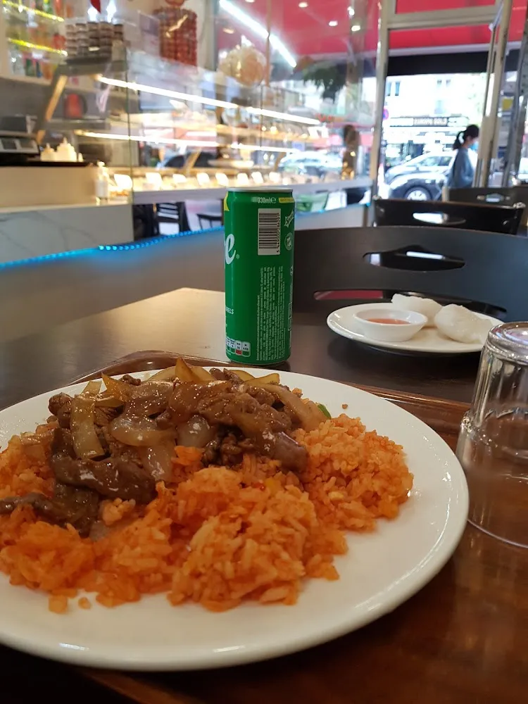 Riz Thaï Et Boeuf À L'échalote